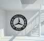 Preview: 13048 Mercedes Benz Logo Wandtattoo